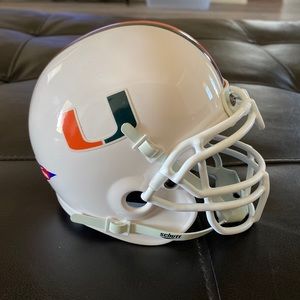 Miami Hurricanes Schutt Mini Football Helmet